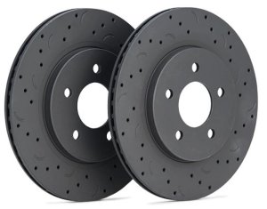Jeep Wrangler Brake Rotors (2) - Front - Hawk Performance - Talon Drilled and Slotted - `18-`20